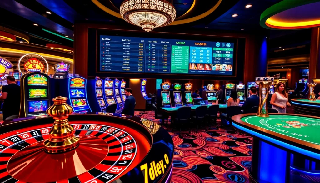 Experience excitement at 789bet.events with vibrant casino gaming, featuring roulette tables and poker action.